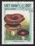 Stamps Asia - Vietnam -  SETAS:261.013  Russula aurata