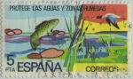 Stamps Spain -  Proteccion a la naturaleza-aguas continentales-1978