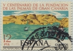 Stamps Spain -  V Centenario de la fundacion de las Palmas de gran Canarias-Las Palmas siglo XVI-1978