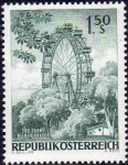 Stamps Austria -  Austria 1966 Sello Nuevo ** 200 Aniv. Parque Atracciones Prater de Viena Noria