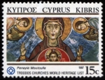 Sellos del Mundo : Asia : Chipre : CHIPRE: Iglesias pintadas de la región de Troodos