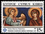 Sellos de Asia - Chipre -  CHIPRE: Iglesias pintadas de la región de Troodos