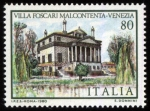 Stamps Italy -  ITALIA: Ciudad de Vicenza, villas de Paladio en Veneto