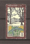 Stamps Germany -  vistas de parques.