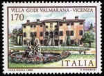 Sellos de Europa - Italia -  ITALIA: Ciudad de Vicenza, villas de Paladio en Veneto