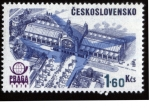 Sellos de Europa - República Checa -  CHEQUIA: Centro histórico de Praga