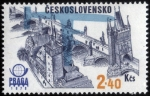Stamps Europe - Czech Republic -  CHEQUIA: Centro histórico de Praga