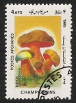Stamps Afghanistan -  SETAS-HONGOS: 1.100.002,01-Bolétus miniatóporus  -Dm.985.31-Y&T1277-Mch.1412-Sc.1166