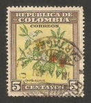 Stamps Colombia -  café suave