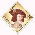 Stamps Spain -  1224, Retrato de Strigel
