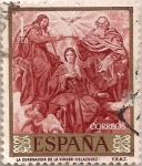 Stamps Spain -  1244, La coronacion de la virgen