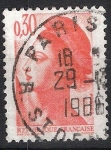 Stamps France -  Alegoría de la república.