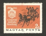 Stamps Hungary -  Centº de los bomberos voluntarios de Sopron