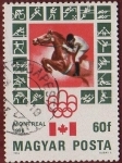 Stamps Hungary -  MONTREAL 76