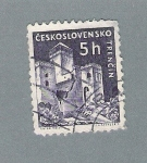 Stamps Czechoslovakia -  Trencin