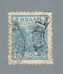 Stamps : America : Brazil :  Sello (repetido)