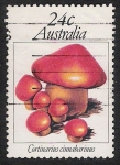Stamps Australia -  SETAS-HONGOS: 1.108.001,01-Cortinarius cinnabarinus -  -Dm.981.23-Y&T.742-Mch.762-Sc.806