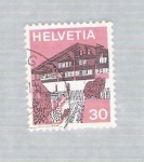Stamps Switzerland -  Casa rural