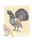 Stamps : Europe : Switzerland :  Pájaro