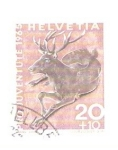 Stamps Switzerland -  ciervo