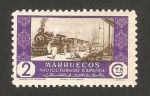 Stamps Morocco -  comercio por ferrocarril