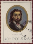 Stamps : Europe : Poland :  JAN MATEJKO