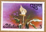 Stamps Asia - Bhutan -  Flores