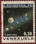 Stamps : America : Venezuela :  X ANIVERSARIO DEL PLANETARIO HUMBOLDT