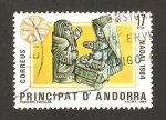 Stamps Andorra -  navidad 1984