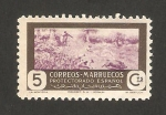 Stamps Morocco -  la montería