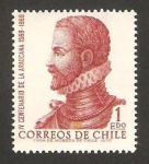 Stamps Chile -  IV centº de la araucana