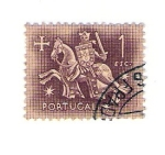Stamps Portugal -  Caballero (repetido)