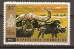 Stamps Rwanda -  BUFALOS