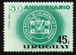 Stamps Uruguay -  UPU  Cincuentenario