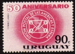 Stamps Uruguay -   Cincuentenario UPU