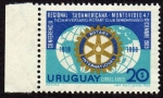 Sellos de America - Uruguay -  Cincuentenario Rotary Club