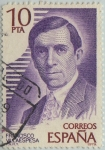 Stamps Spain -  personajes españoles-Francisco Villaespesa-1979