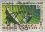 Stamps Spain -  Telecumunicaciones para todos-Satelite y estación terrestre-1979