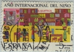 Stamps Spain -  año  internacional de niño-1979