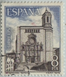 Stamps Spain -  Paisajes y monumentos-La Catedral de Gerona-1979