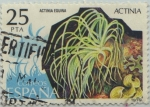 Sellos de Europa - Espa�a -  Fauna-Invertebrados-Actinia-1979