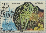 Sellos de Europa - Espaa -  Fauna-Invertebrados-Actinia-1979