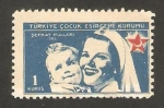 Stamps Turkey -  enfermera con niño
