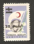 Stamps Turkey -  203 - Cruz roja, La Tierra y bandera