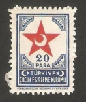 Stamps Turkey -  91 - Estrella en rojo