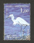 Stamps Bosnia Herzegovina -  fauna, agretta garzetta, garceta común