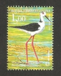 Stamps Bosnia Herzegovina -  fauna, himantopus himantopus, cigüeñuela