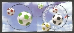 Stamps Croatia -  campeonato europeo de fútbol 2008