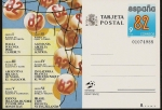 Stamps Spain -  Mundial de Fútbol España 82  - Tarjeta entero Postal - Grupos