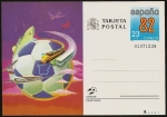 Stamps Spain -  Mundial de Fútbol España 82  - Tarjeta entero Postal - Transportes